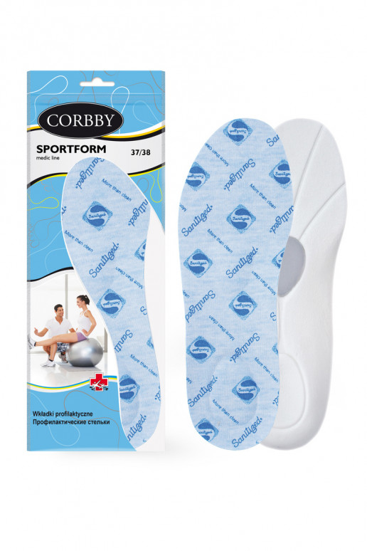 Corbby SPORTFOTM Wkładki do butów ortopedyczne Corbby SPORTFOTM Wkładki do butów ortopedyczne