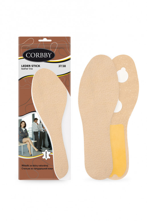 Corbby LEDER STICK Skórzane wkładki, wklejki do butów Corbby LEDER STICK Skórzane wkładki, wklejki do butów