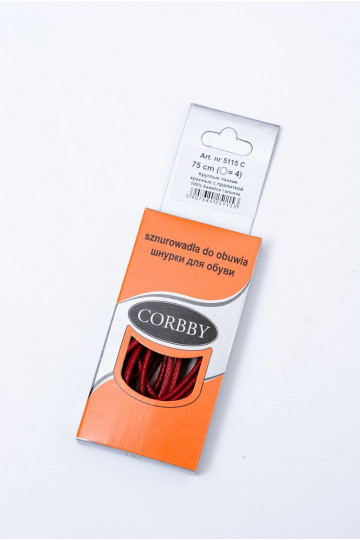 Corbby Červené voskované tenké Tkaničky 2