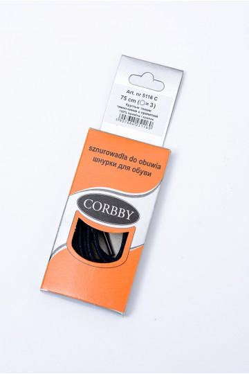 Corbby Tmave modré voskované tenké Tkaničky 2