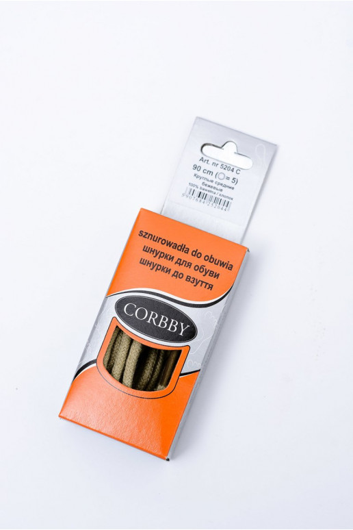 Corbby béžove kulaté Tkaničky