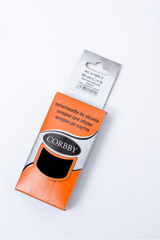 Corbby Černe kulaté Tkaničky