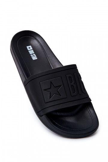 Pánské Klasické Nazouváky Big Star Černé DD174690