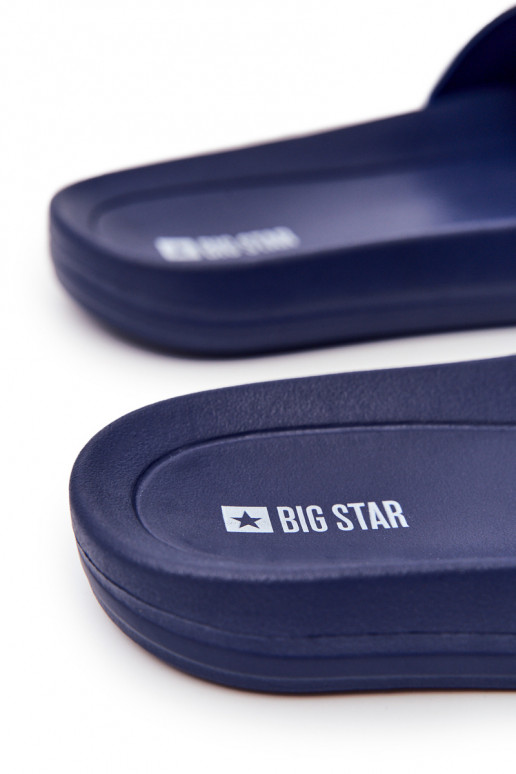 Pánské Klasické Nazouváky Big Star Tmavě Modré DD174688 Pánské Klasické Nazouváky Big Star Tmavě Modré DD174688