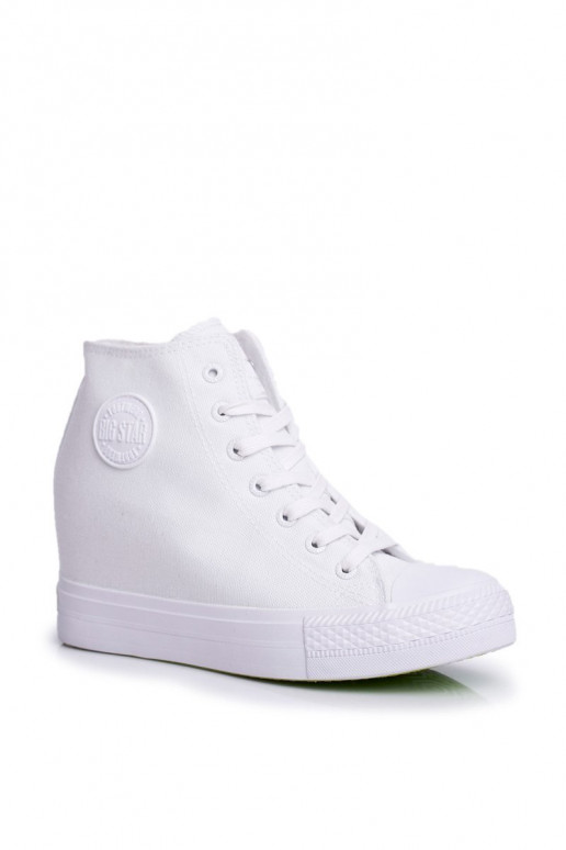 Sneakers batai modelio batai  Big Star baltos spalvos FF274A192
