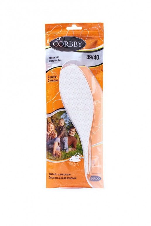 Corbby Fresh Day Celoroční Vložky 3 Páry Corbby Fresh Day Celoroční Vložky 3 Páry