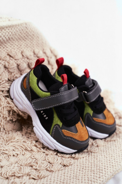 Sportinio stiliaus batai Vaikiški juodos spalvos ABCKIDS B932104063 Sportinio stiliaus batai Vaikiški juodos spalvos ABCKIDS B932104063