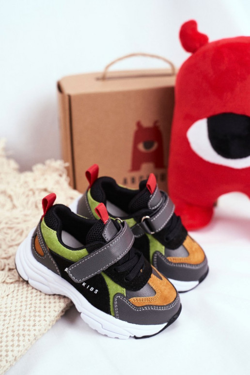 Sportinio stiliaus batai Vaikiški juodos spalvos ABCKIDS B932104063 Sportinio stiliaus batai Vaikiški juodos spalvos ABCKIDS B932104063
