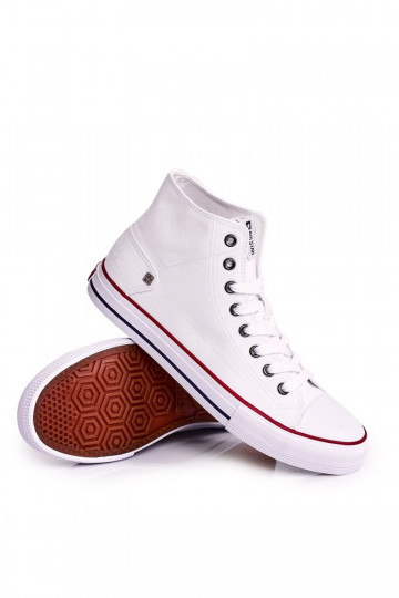 Pánské klasické vysoké tenisky BIG STAR DD174251 Bílé 2