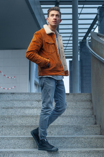 Pánské klasické vysoké tenisky BIG STAR FF174550 Černé 2