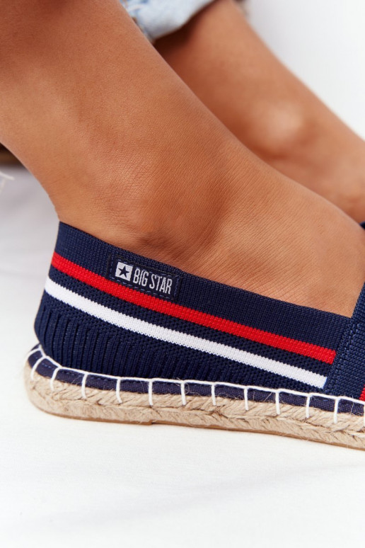 espadrilės  Big Star HH274483 tamsiai mėlynos spalvos espadrilės  Big Star HH274483 tamsiai mėlynos spalvos