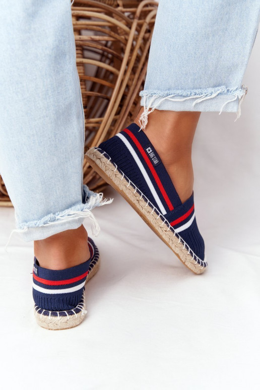 espadrilės  Big Star HH274483 tamsiai mėlynos spalvos espadrilės  Big Star HH274483 tamsiai mėlynos spalvos