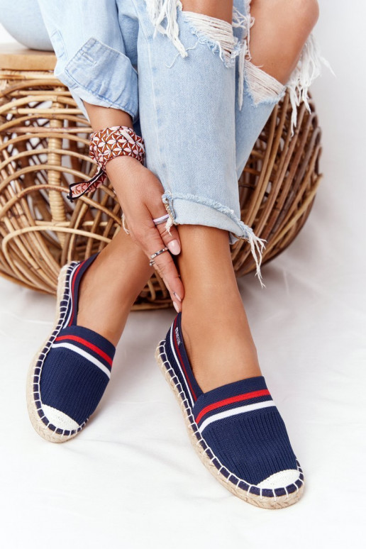 espadrilės  Big Star HH274483 tamsiai mėlynos spalvos espadrilės  Big Star HH274483 tamsiai mėlynos spalvos