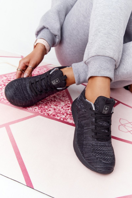 Dámské Tenisky Comfort Foam Černé Long Distance Dámské Tenisky Comfort Foam Černé Long Distance