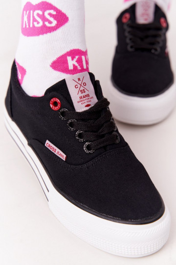 Sportbačiai su platforma CROSS JEANS FF2R4002C juodos spalvos 2