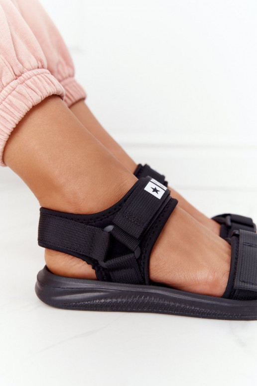  Sportinio stiliaus basutės Big Star HH274A024 juodos spalvos