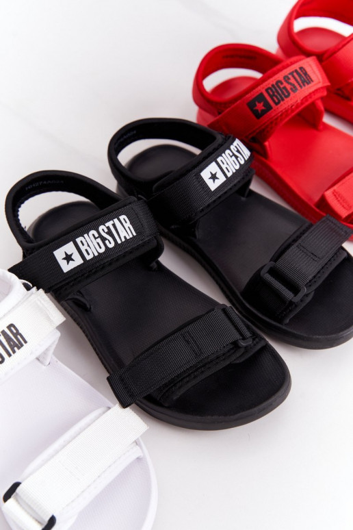 Dámské Sportovní Sandály Big Star HH274A027 červené