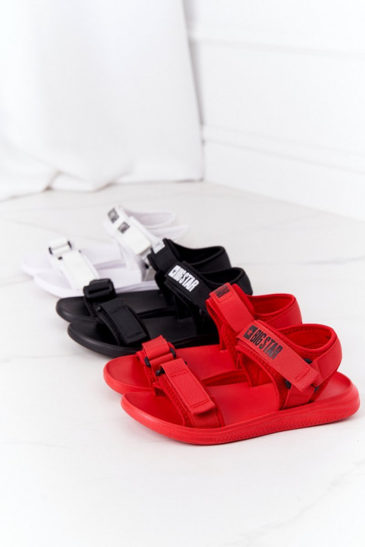 Dámské Sportovní Sandály Big Star HH274A027 červené