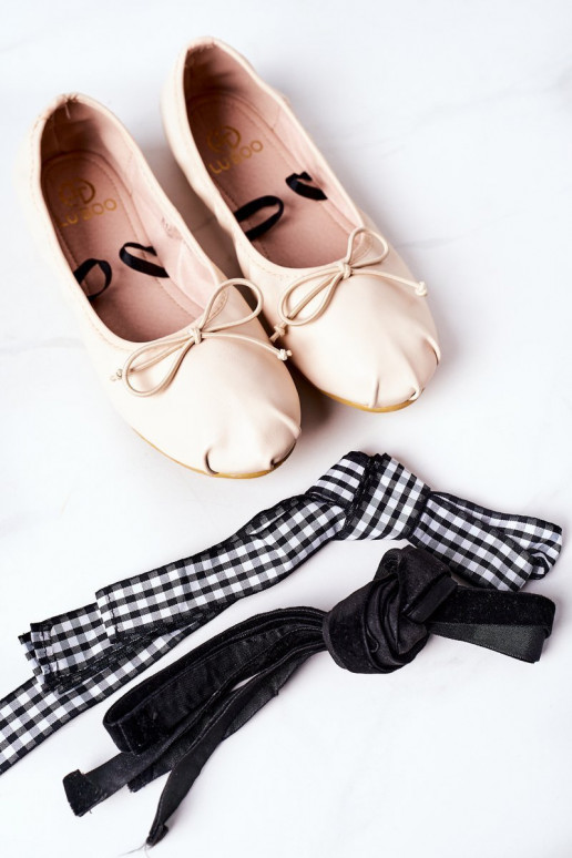 balerinos su kaspinėliais Lu Boo Nude