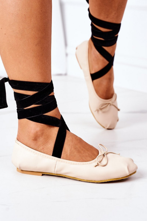 balerinos su kaspinėliais Lu Boo Nude