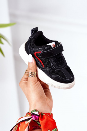Vaikiški sportbačiai Sneakers batai modelio batai juodos spalvos Fun