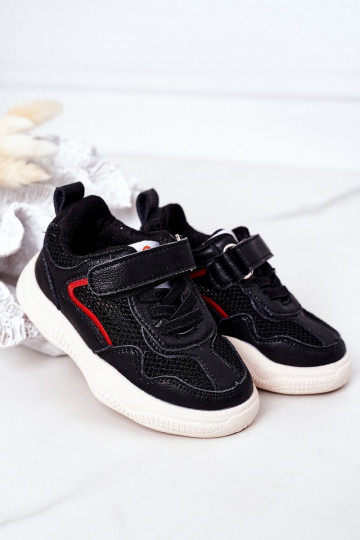 Vaikiški sportbačiai Sneakers batai modelio batai juodos spalvos Fun 2