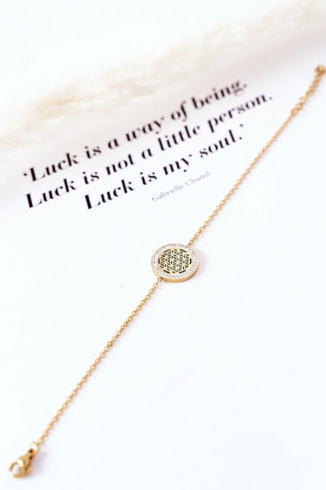 Náramek Se Zirkony Zlatý 2