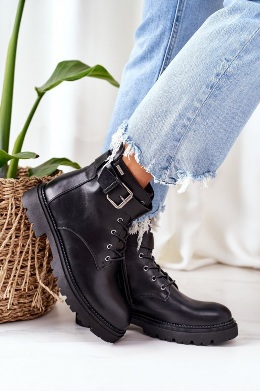 pašiltinti auliniai batai Cross Jeans EE2R4086C juodos spalvos  pašiltinti auliniai batai Cross Jeans EE2R4086C juodos spalvos