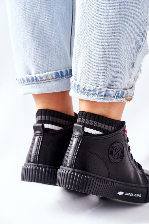 Laisvalaikio bateliai Cross Jeans  juodos spalvos II2R4021