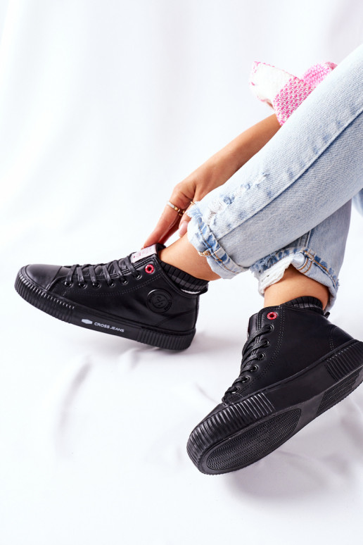 Laisvalaikio bateliai Cross Jeans  juodos spalvos II2R4021