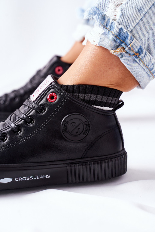 Laisvalaikio bateliai Cross Jeans  juodos spalvos II2R4021