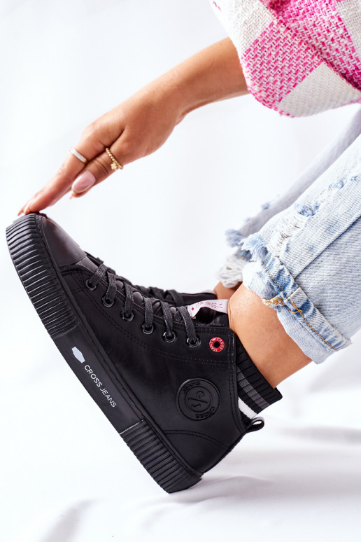 Laisvalaikio bateliai Cross Jeans  juodos spalvos II2R4021