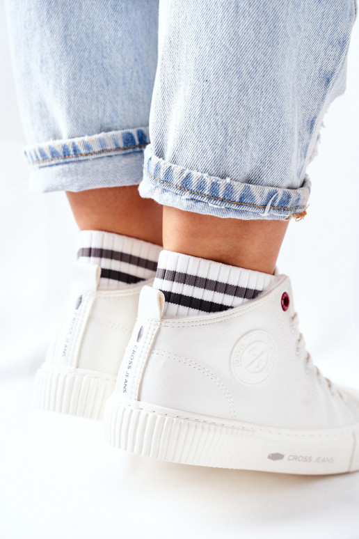 Laisvalaikio bateliai Cross Jeans  baltos spalvos II2R4022