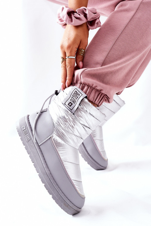 sniego batai Big Star II274118 sidabro spalvos  sniego batai Big Star II274118 sidabro spalvos