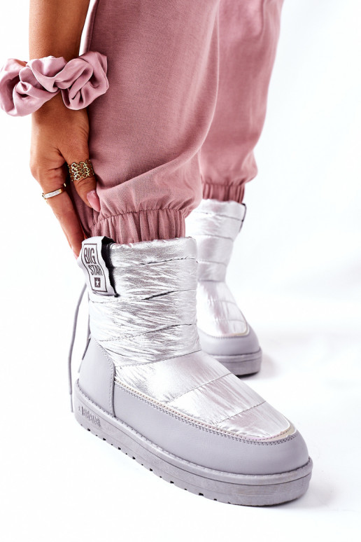 sniego batai Big Star II274118 sidabro spalvos  sniego batai Big Star II274118 sidabro spalvos