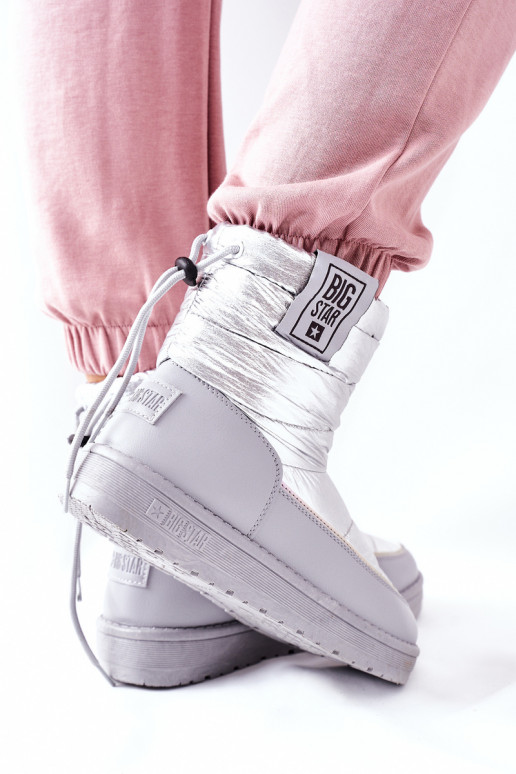 sniego batai Big Star II274118 sidabro spalvos  sniego batai Big Star II274118 sidabro spalvos