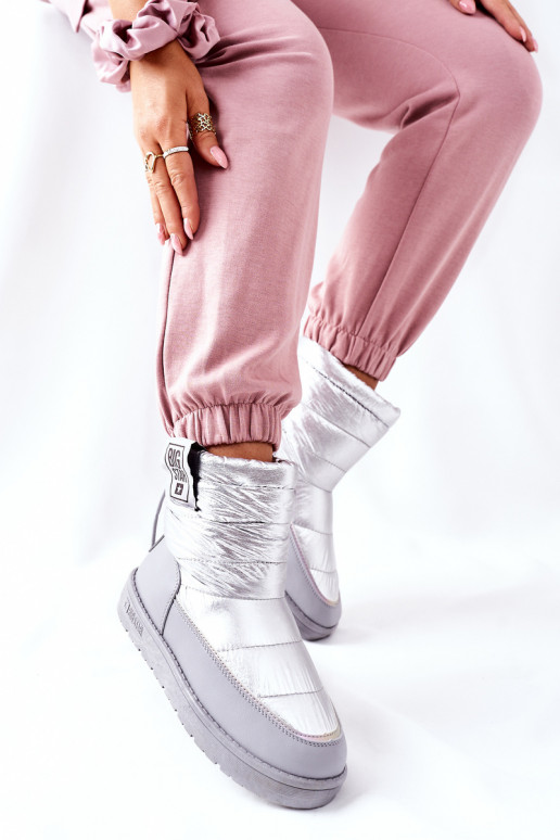 sniego batai Big Star II274118 sidabro spalvos  sniego batai Big Star II274118 sidabro spalvos