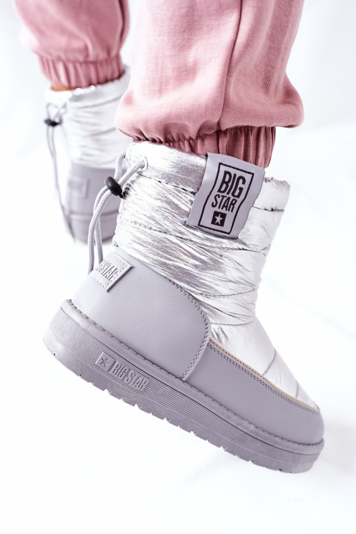 sniego batai Big Star II274118 sidabro spalvos  sniego batai Big Star II274118 sidabro spalvos