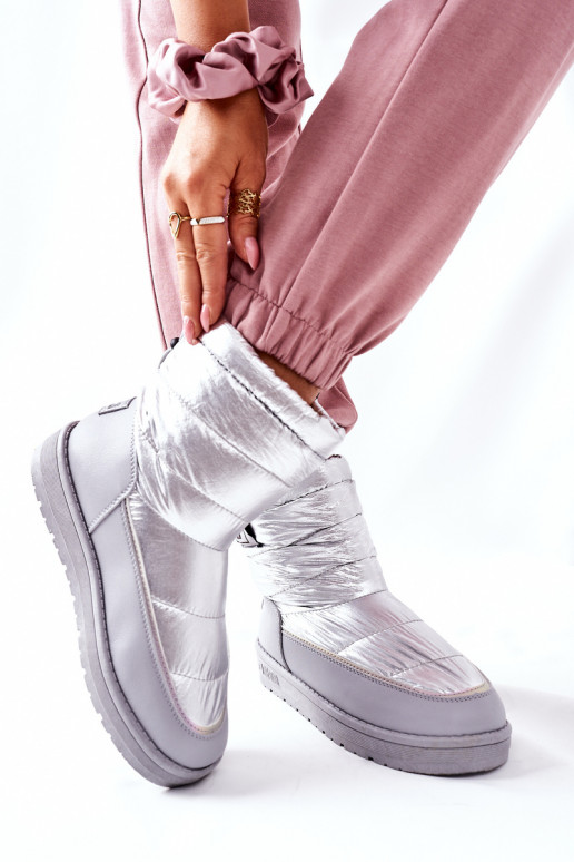 sniego batai Big Star II274118 sidabro spalvos  sniego batai Big Star II274118 sidabro spalvos