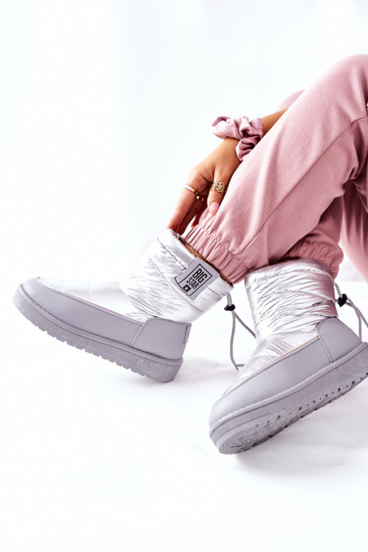 sniego batai Big Star II274118 sidabro spalvos  sniego batai Big Star II274118 sidabro spalvos