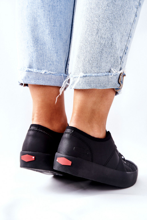 Moteriški batai Cross Jeans II2R4003C juodos spalvos