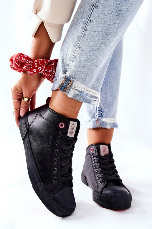  laisvalaikio batai su auliuku Cross Jeans II2R4032C juodos spalvos