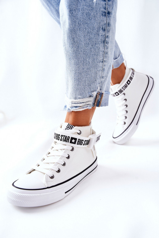 pašiltinti laisvalaikio batai Big Star GG274027 baltos spalvos  pašiltinti laisvalaikio batai Big Star GG274027 baltos spalvos