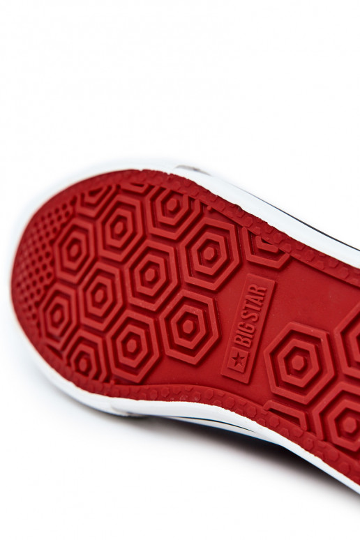 Pánské Kožené Tenisky BIG STAR JJ174069 Bílý