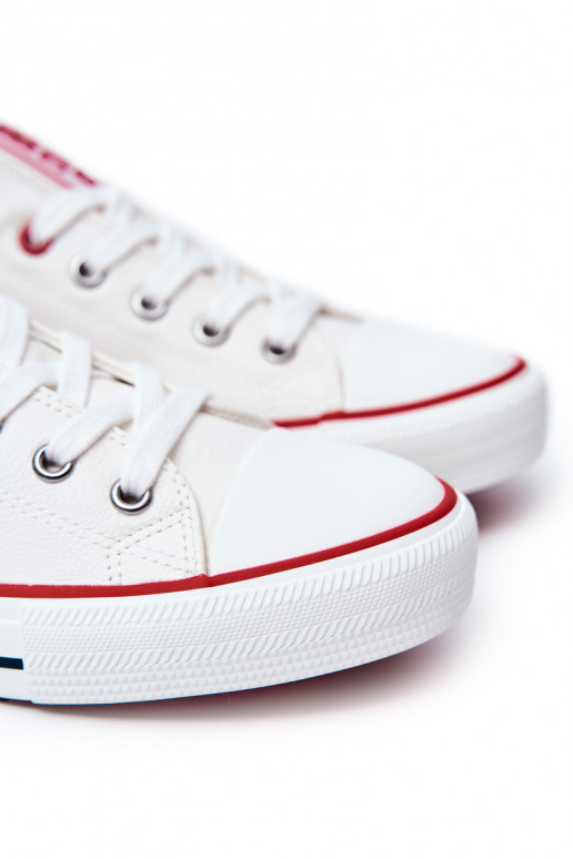 Pánské Kožené Tenisky BIG STAR JJ174069 Bílý