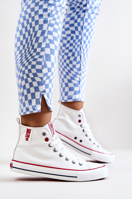 laisvalaikio batai su auliuku Big Star JJ274127 baltos spalvos