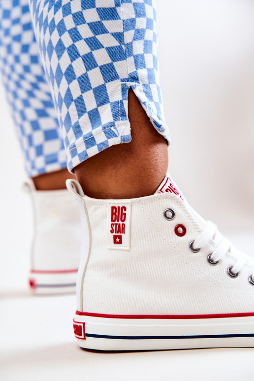 laisvalaikio batai su auliuku Big Star JJ274127 baltos spalvos