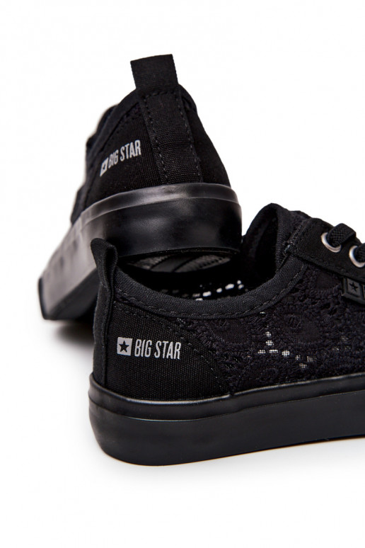 Prolamované Tenisky Big Star JJ374011 Černé Prolamované Tenisky Big Star JJ374011 Černé