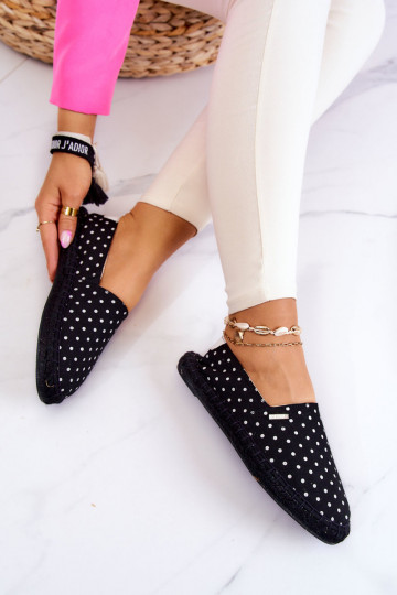  espadrilės su taškeliais Big Star JJ274867 juodos spalvos 2
