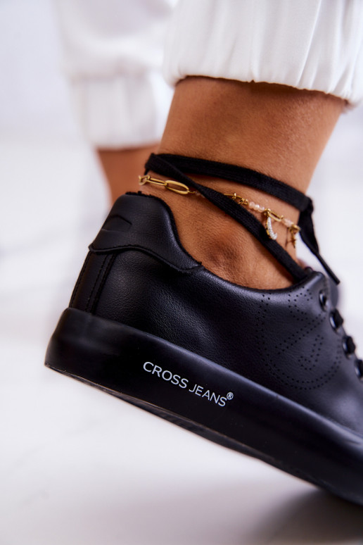  Sportbačiai Cross Jeans JJ2R4054C juodos spalvos